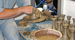 Demonstration of the pottery art in London